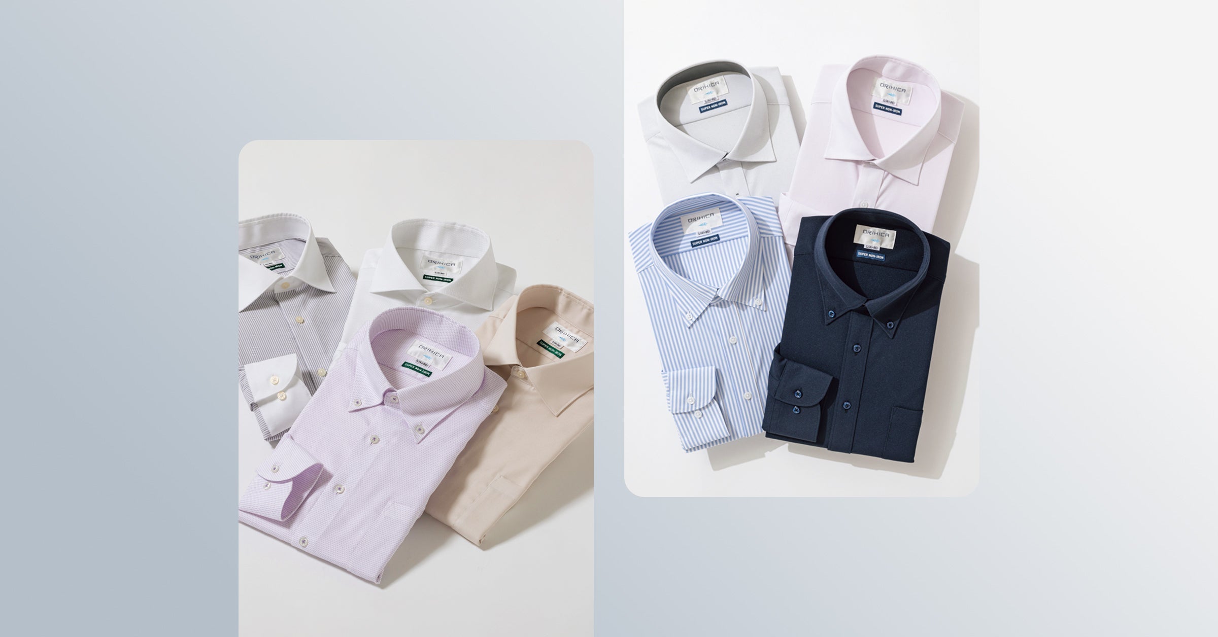不易皱・极平整ORIHICA超免烫衬衫|AOKI GLOBAL官网商店