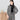 TRICKER Leno Weave Collarless Jacket - White/Black_03