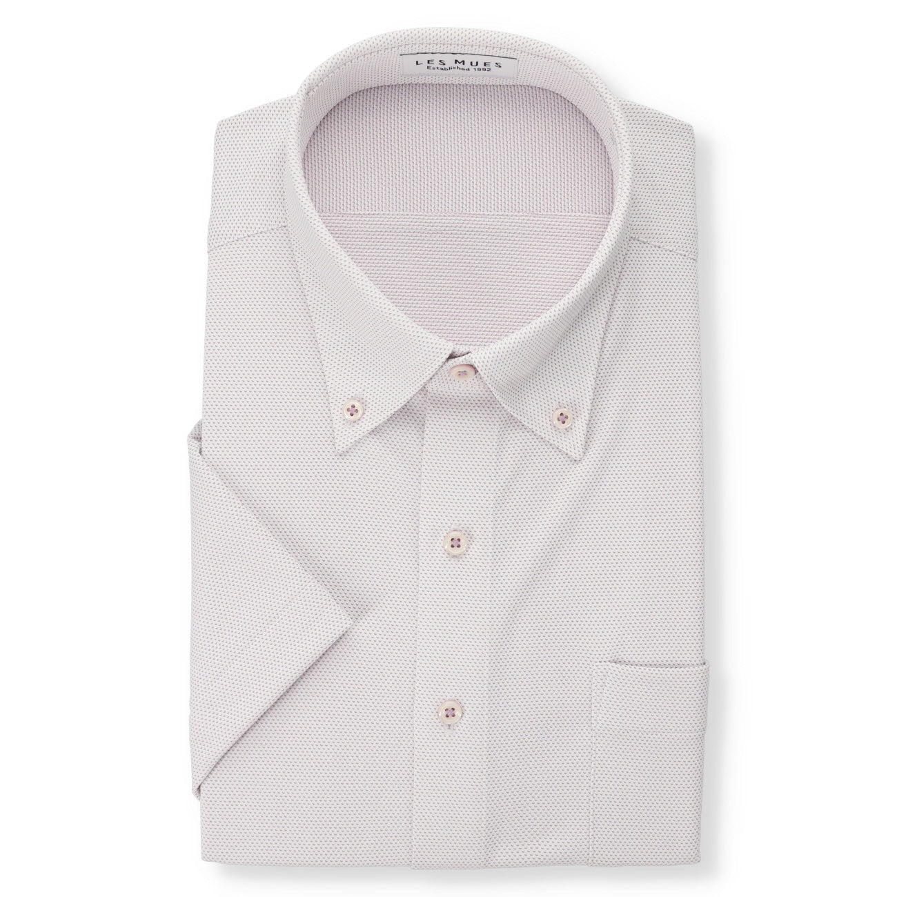 SUPER Aircool Sweat-Resistant Button-Down Short Sleeve Shirt - Wine SUPER Aircool Sweat-Resistant Button-Down Short Sleeve Shirt - Wine