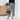 TRICKER Leno Weave Single-Pleated Wide Pants - White/Black_05