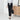 Powdery Stretch Cropped Pants - Black_01