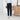 Powdery Stretch Cropped Pants - Navy_01
