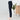 Powdery Stretch Cropped Pants - Navy_07