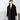 Japanese Fabric Double Breasted Wool Chester Coat - Black_01