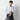 Super Non-Iron Button-Down Sashiko Shirt - Gray_07