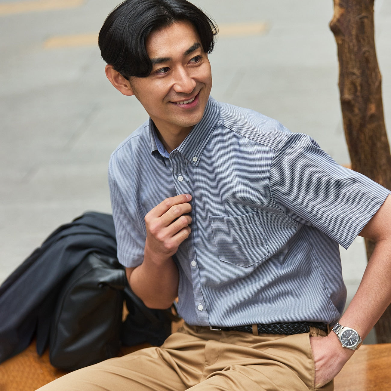 business casual short sleeve dress shirt Short Sleeve Dress Shirts for Men