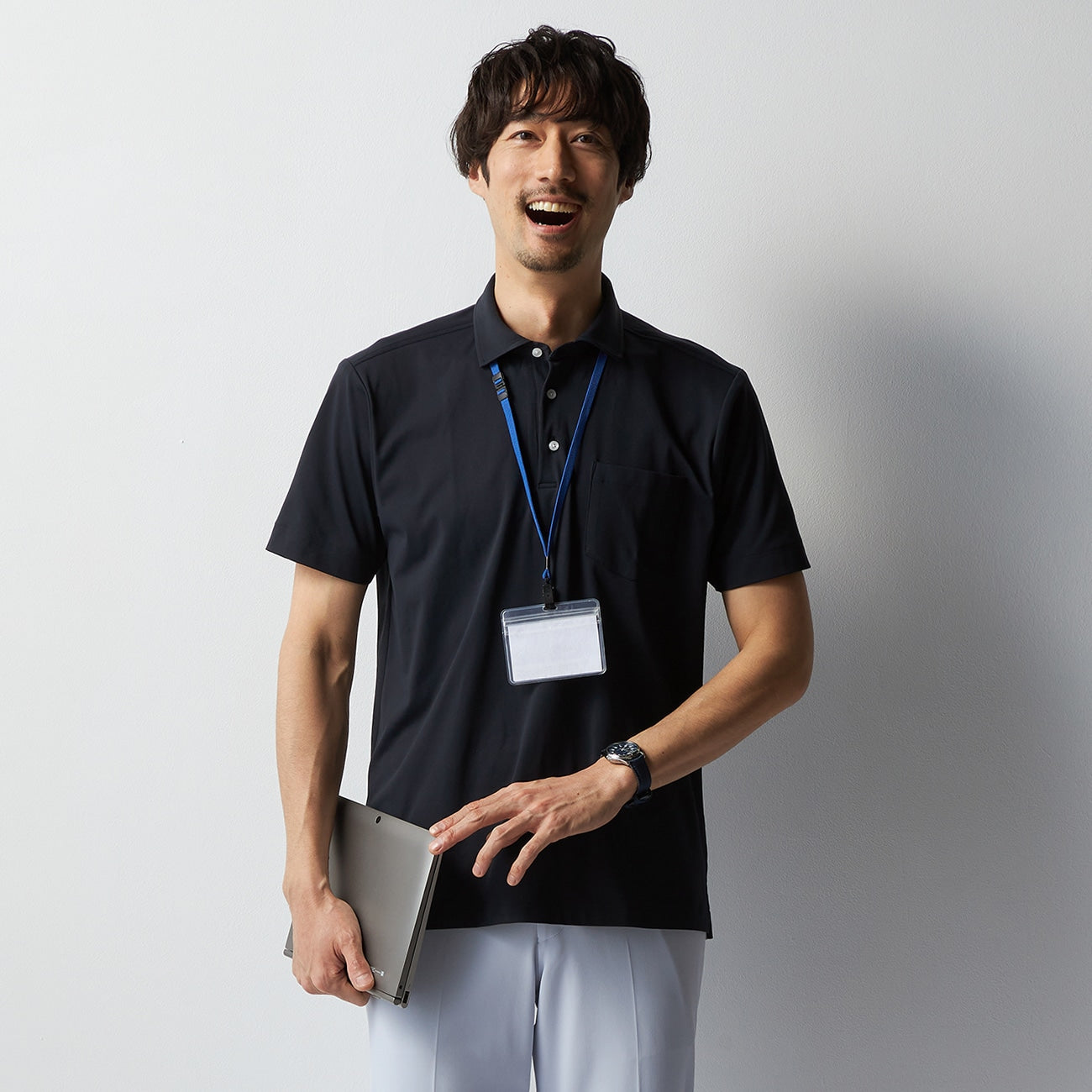 BIZSPO Pullover Smooth-Touch Polo Shirt BIZSPO Pullover Smooth-Touch Polo Shirt