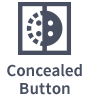 Concealed Button