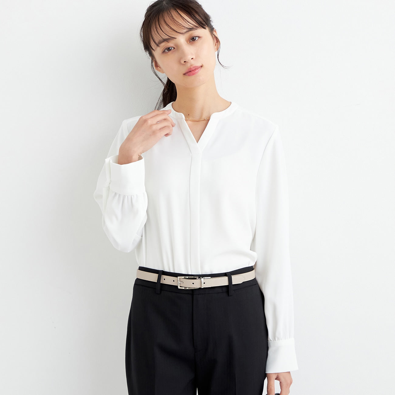 3-way Blouse With Accessories