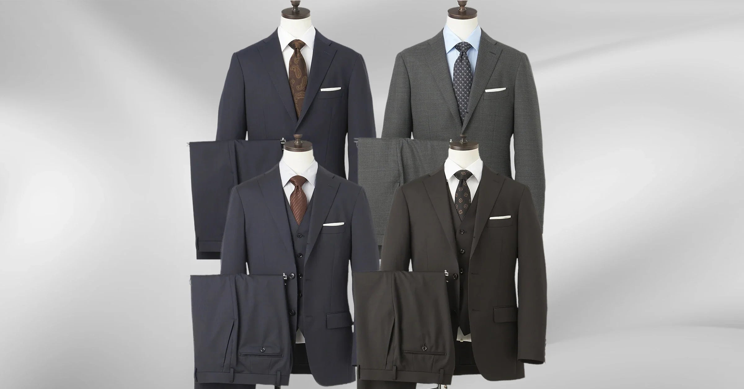 Gentlemanly Elegance and Exceptional Tailoring: 4 Meticulously Crafted Premium Suits