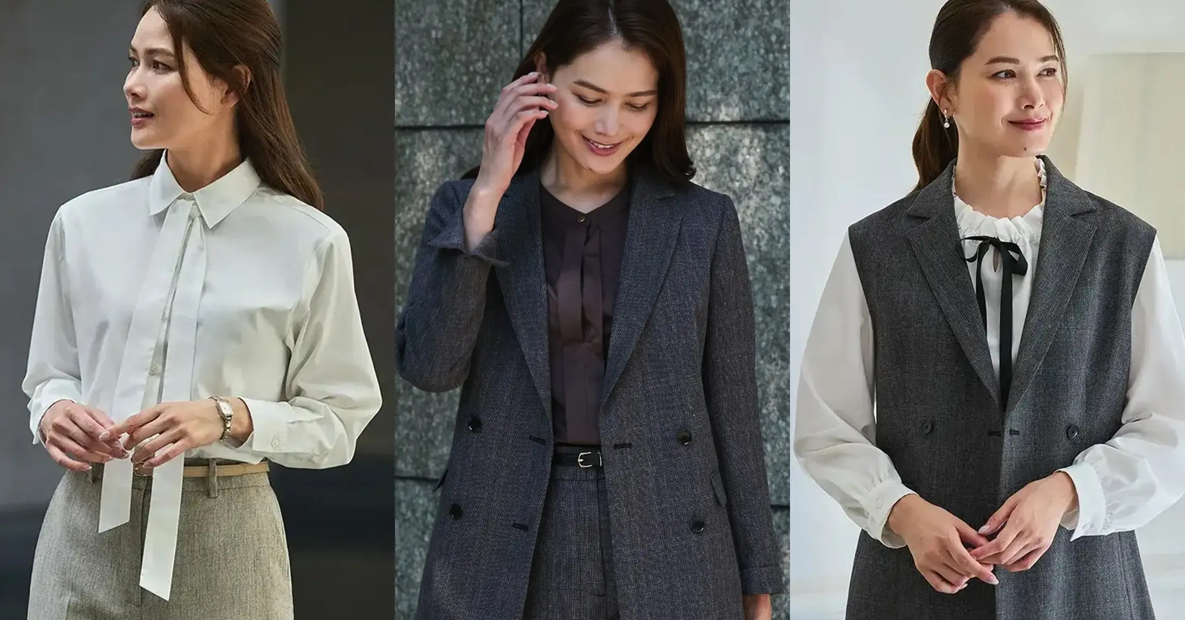 Suits can be transformed from formal to casual: THE THIRD SUITS® for Women THE THIRD SUITS®