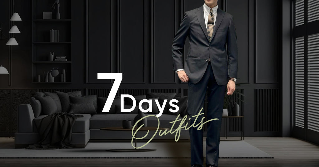 1 week outfit ideas for Japanese Businessman