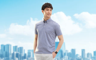 AOKI的商务POLO衫