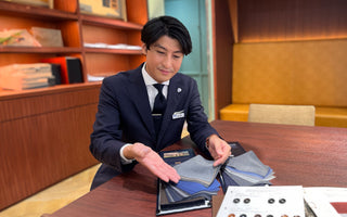 Create a perfectly customized suit at the AOKI Ginza main store