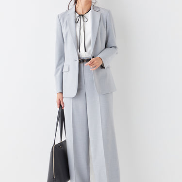 THE THIRD SUITS Long Jacket - Light Gray_44