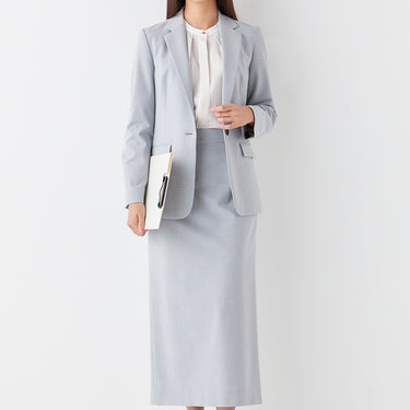 THE THIRD SUITS Long Jacket - Light Gray_43