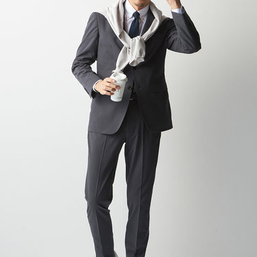 THE THIRD SUITS Dobby Pants - Medium Gray_28