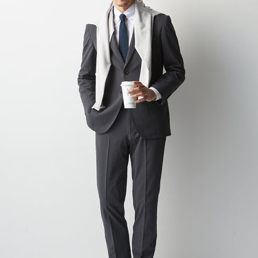 THE THIRD SUITS Dobby Pants - Medium Gray_27