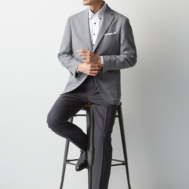 Super Non-iron Stretch Button-down Shirt - White_14