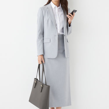 THE THIRD SUITS Long Jacket - Light Gray_41