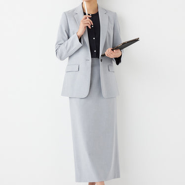 THE THIRD SUITS Long Jacket - Light Gray_40