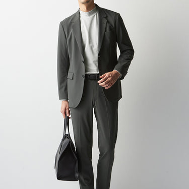 THE THIRD SUITS BIZSPO Plain Pants - Medium Gray_28