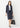 High Breathability Cropped Sleeve Notch Lapel Jacket - Navy_36