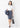 女式免熨烫 纯棉船长领Short 衬衫 - White_22