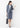 High Breathability Cropped Sleeve Notch Lapel Jacket - Blue_40