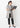 THE THIRD SUITS Linen-like Long Vest - Light Gray_38