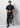 Business Casual Seersucker Button-down Short Sleeve Shirt - Navy_14