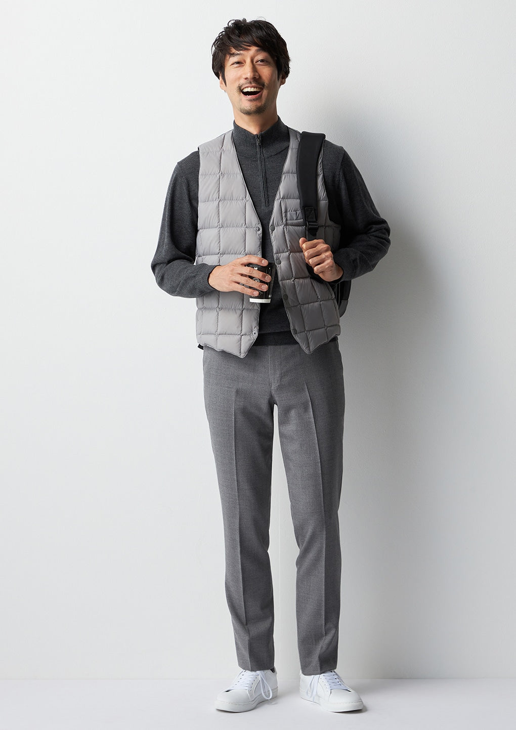 半拉链圆领毛衣_37