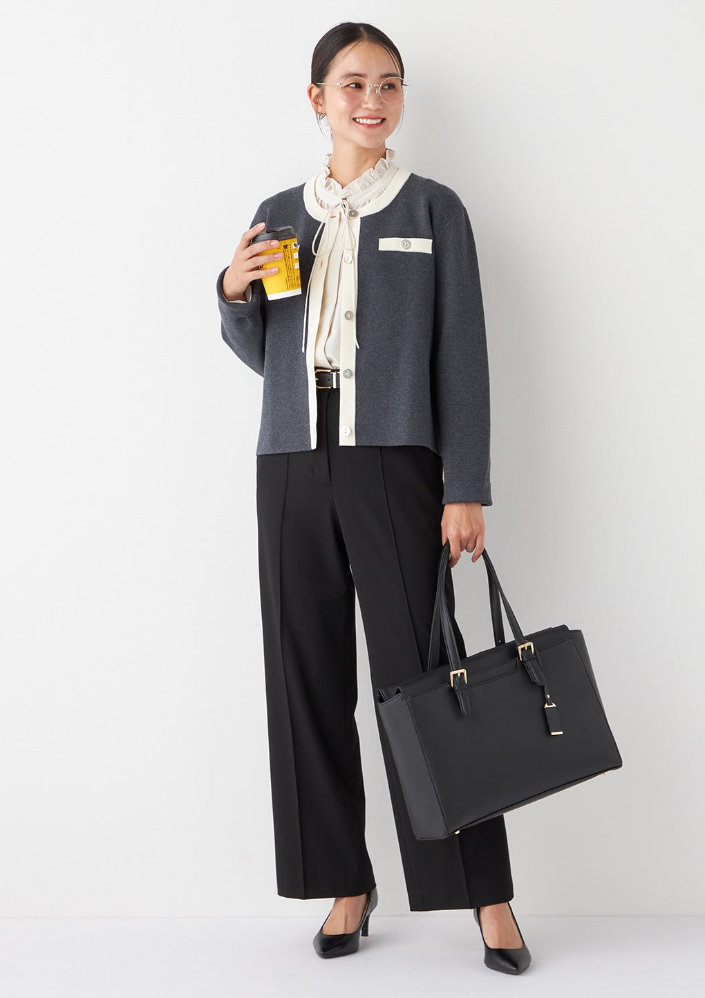 紧凑型针织外套