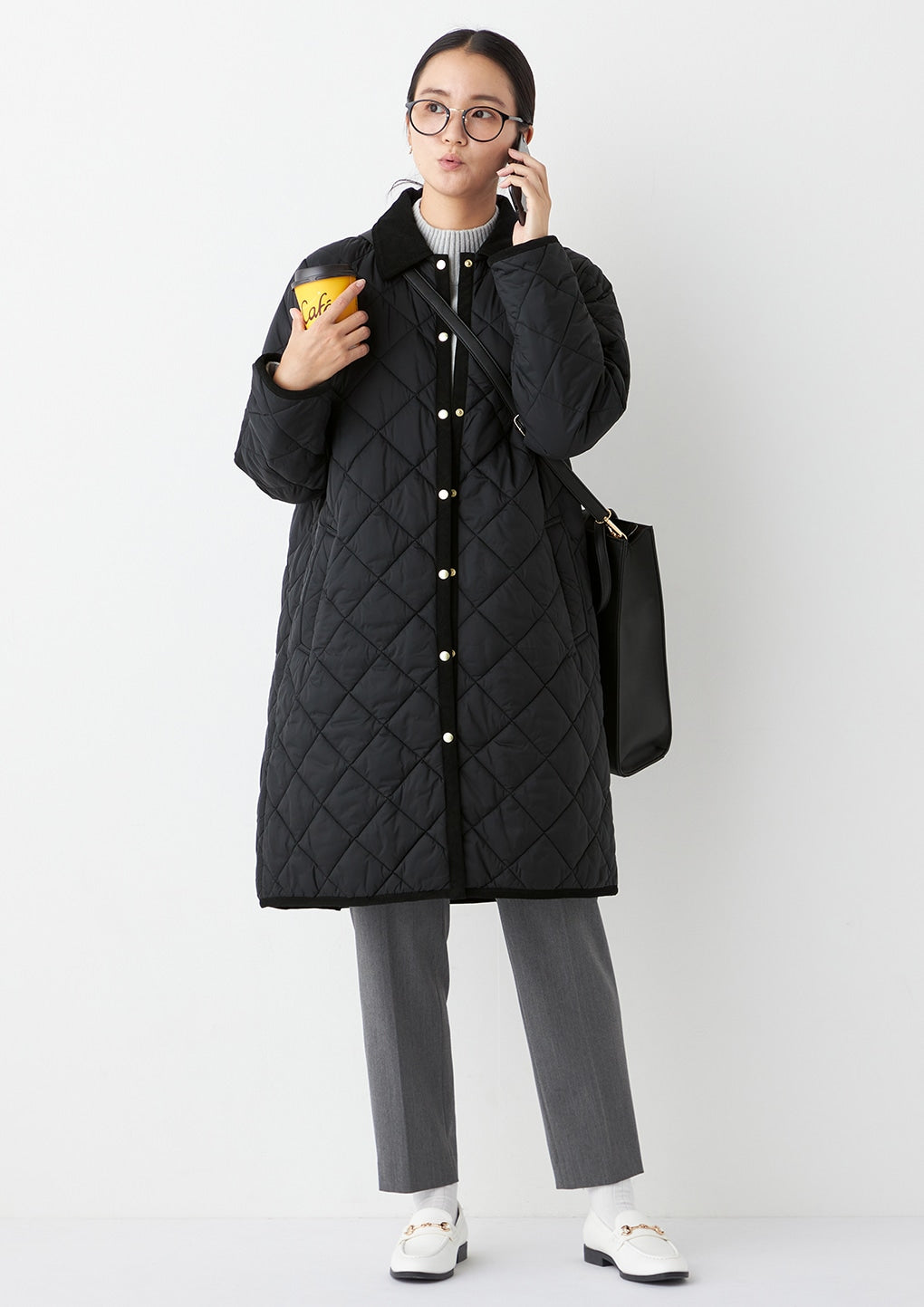 蓬松中号高领圆领毛衣_66