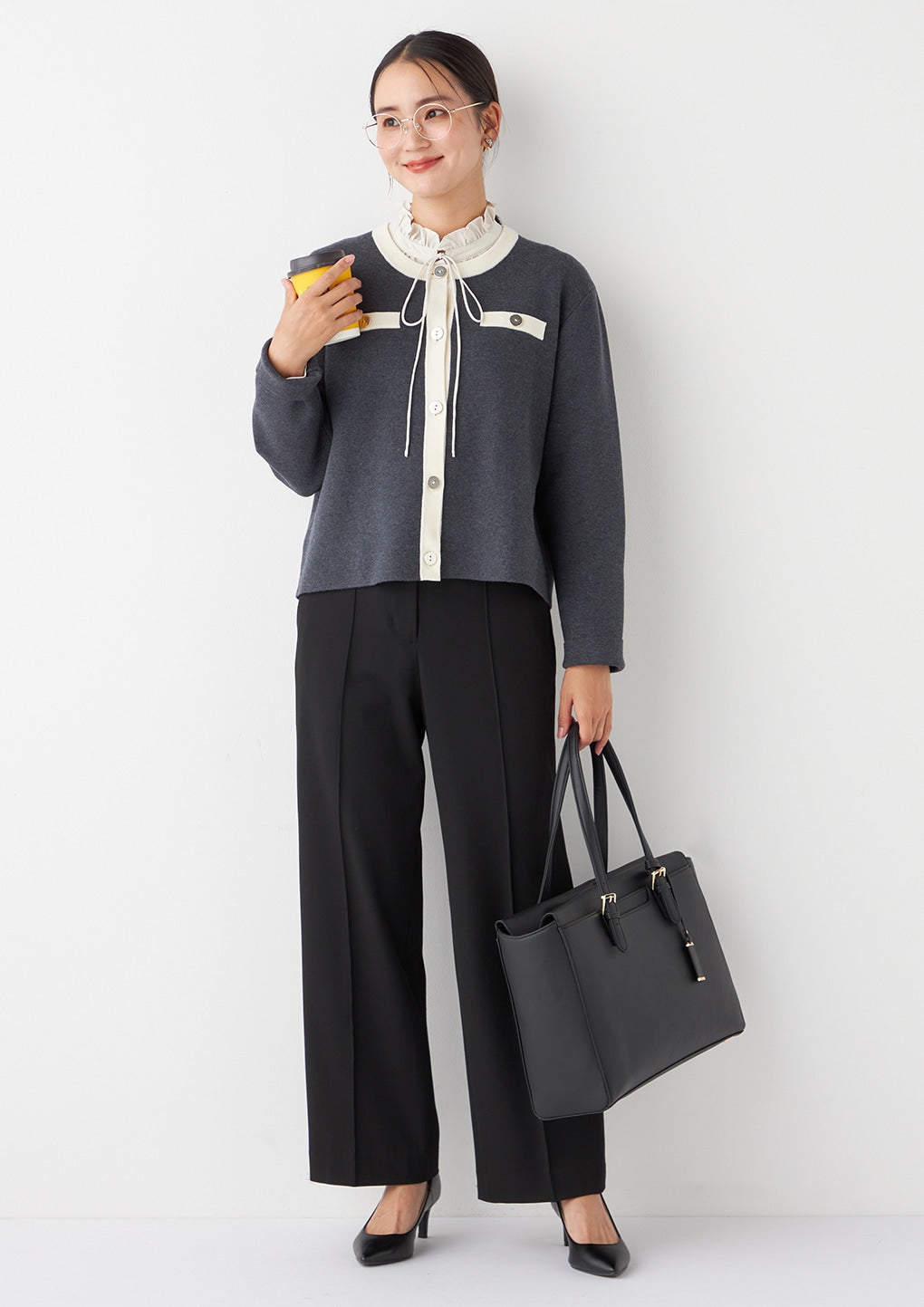 紧凑型针织外套