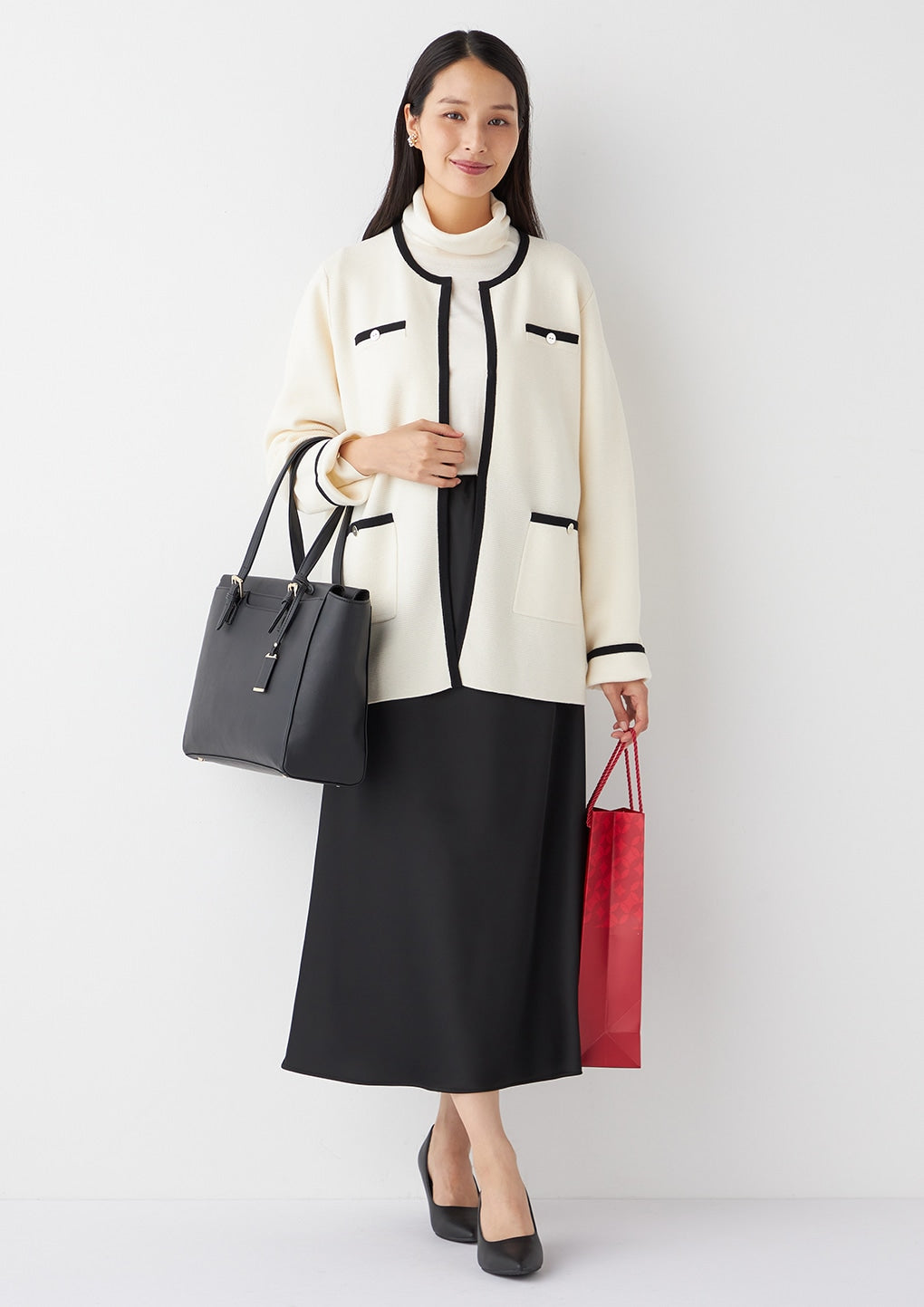 袖扣高领毛衣_60