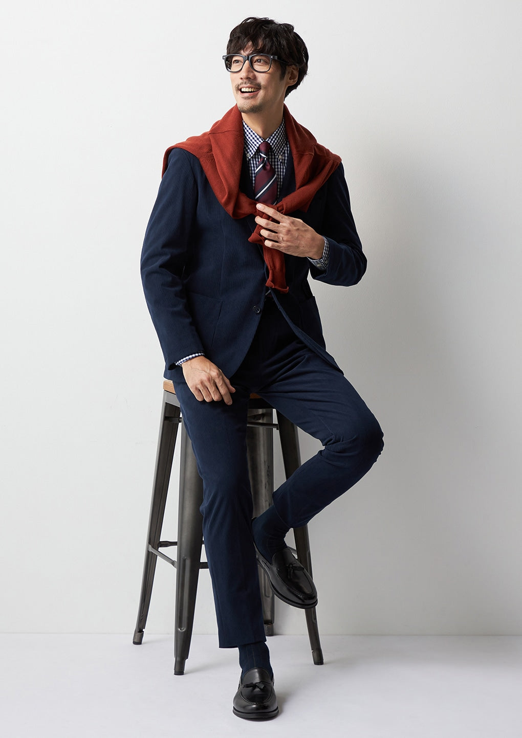 THE THIRD SUITS 灯芯绒外套 -深蓝