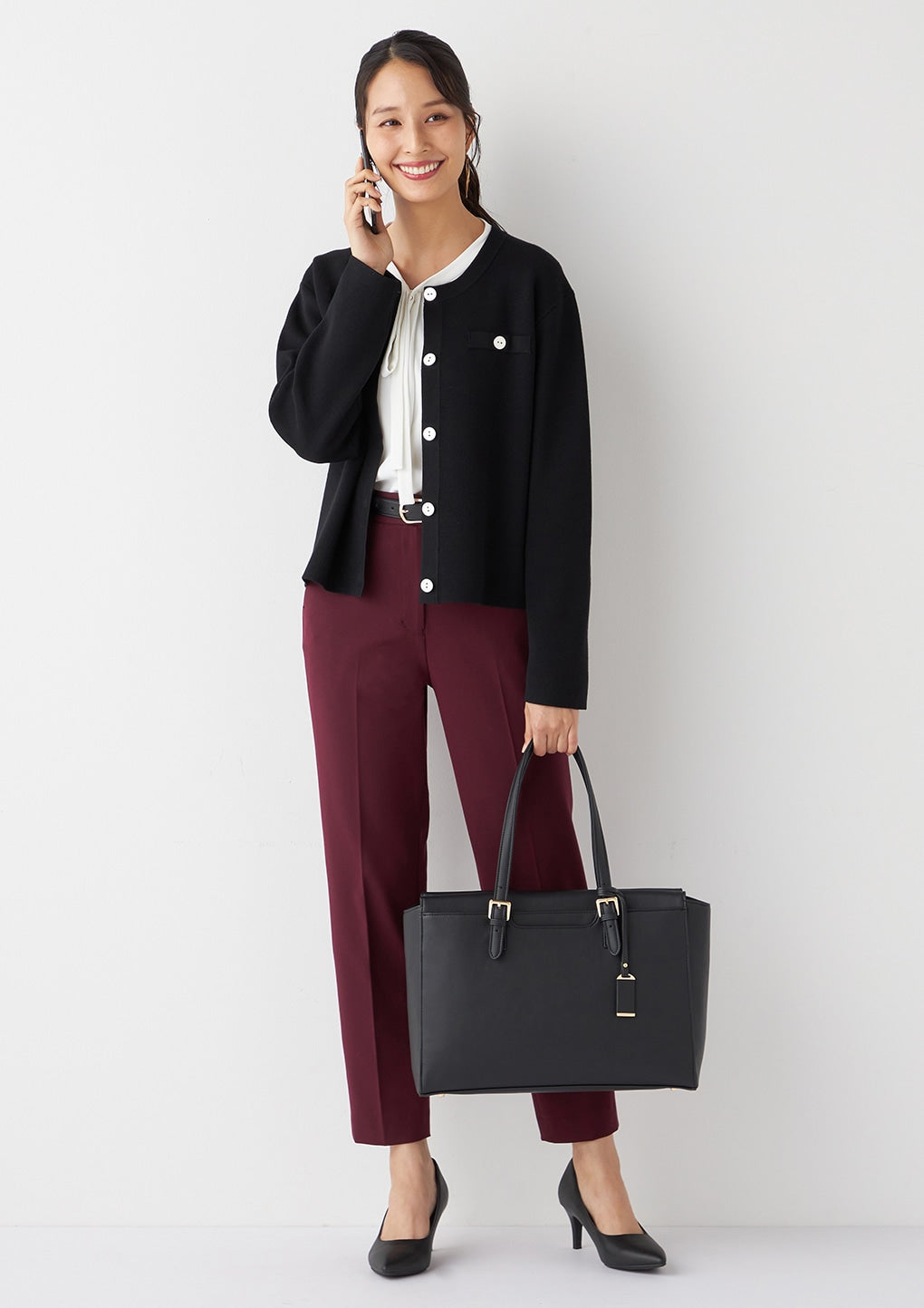 紧凑型针织外套