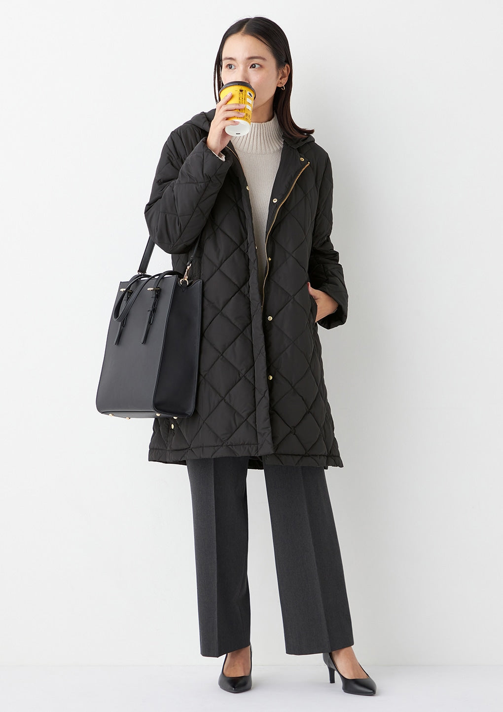 蓬松中号高领圆领毛衣_68