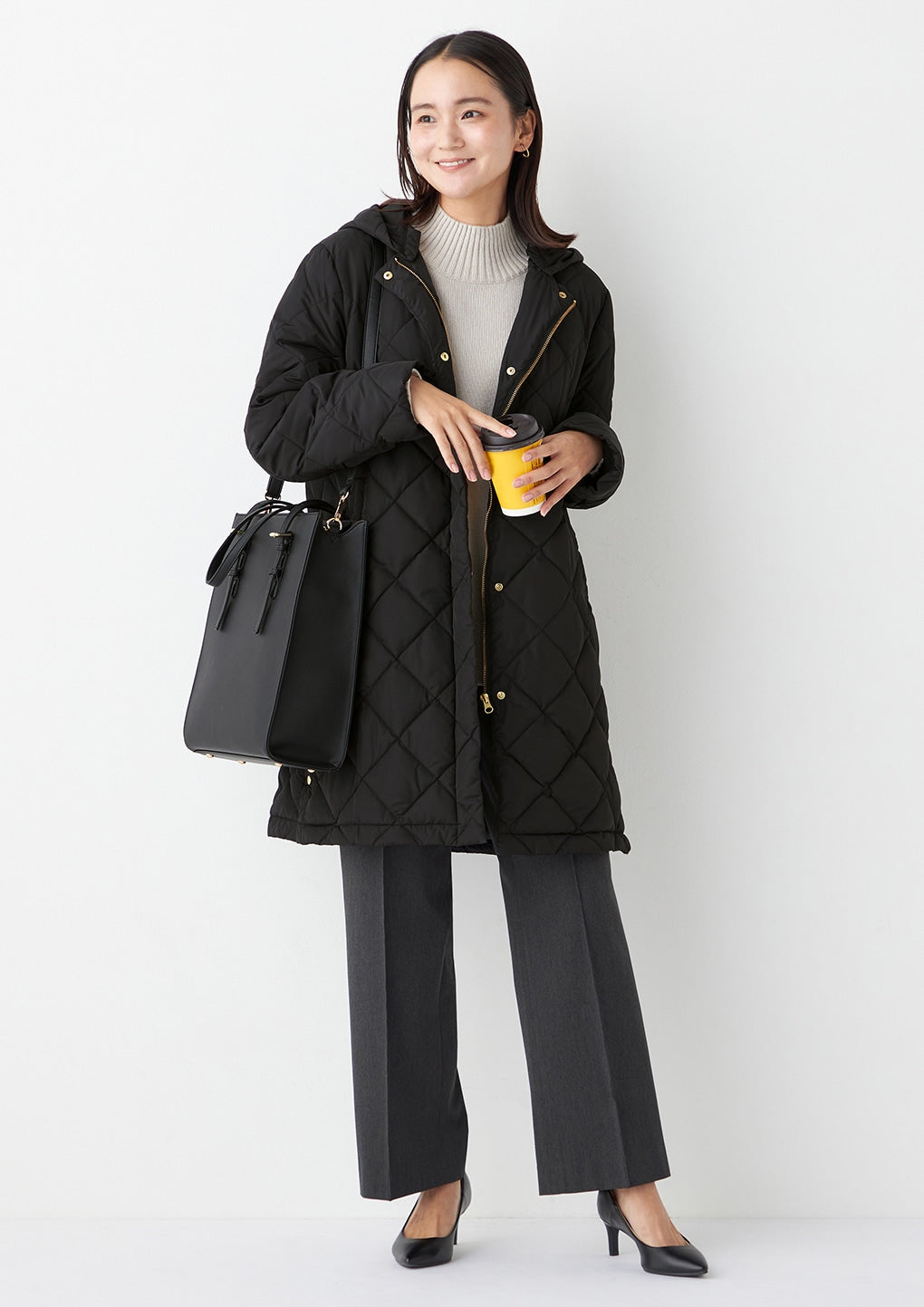 蓬松中号高领圆领毛衣_69