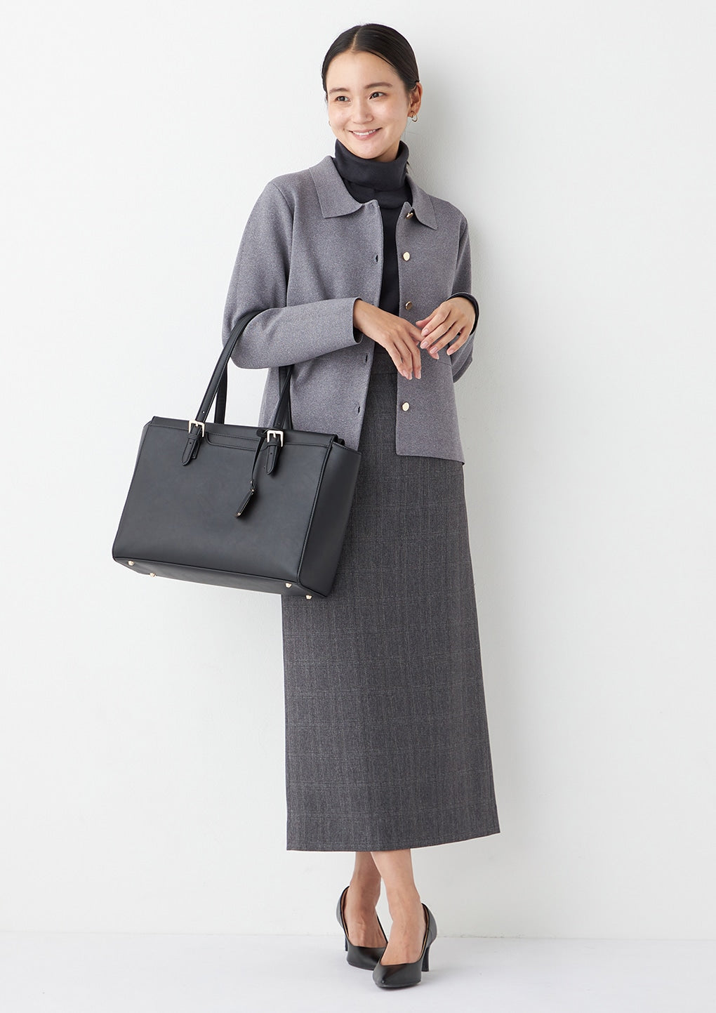 袖扣高领毛衣_61