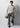 Business Casual High-Breathability Herringbone Pants - White & Black_30