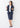 High-breathability Washable Stretch Cropped Sleeve Jacket - Navy_63