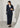 THE THIRD SUITS Linen-Like Cropped Sleeve Double-Breasted Jacket - Navy_66