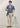 Business Casual Denim-Like Short Sleeve Button-Down Shirt - Navy_12