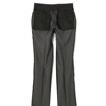 Wool Blend Slim Suit - Medium Gray_13