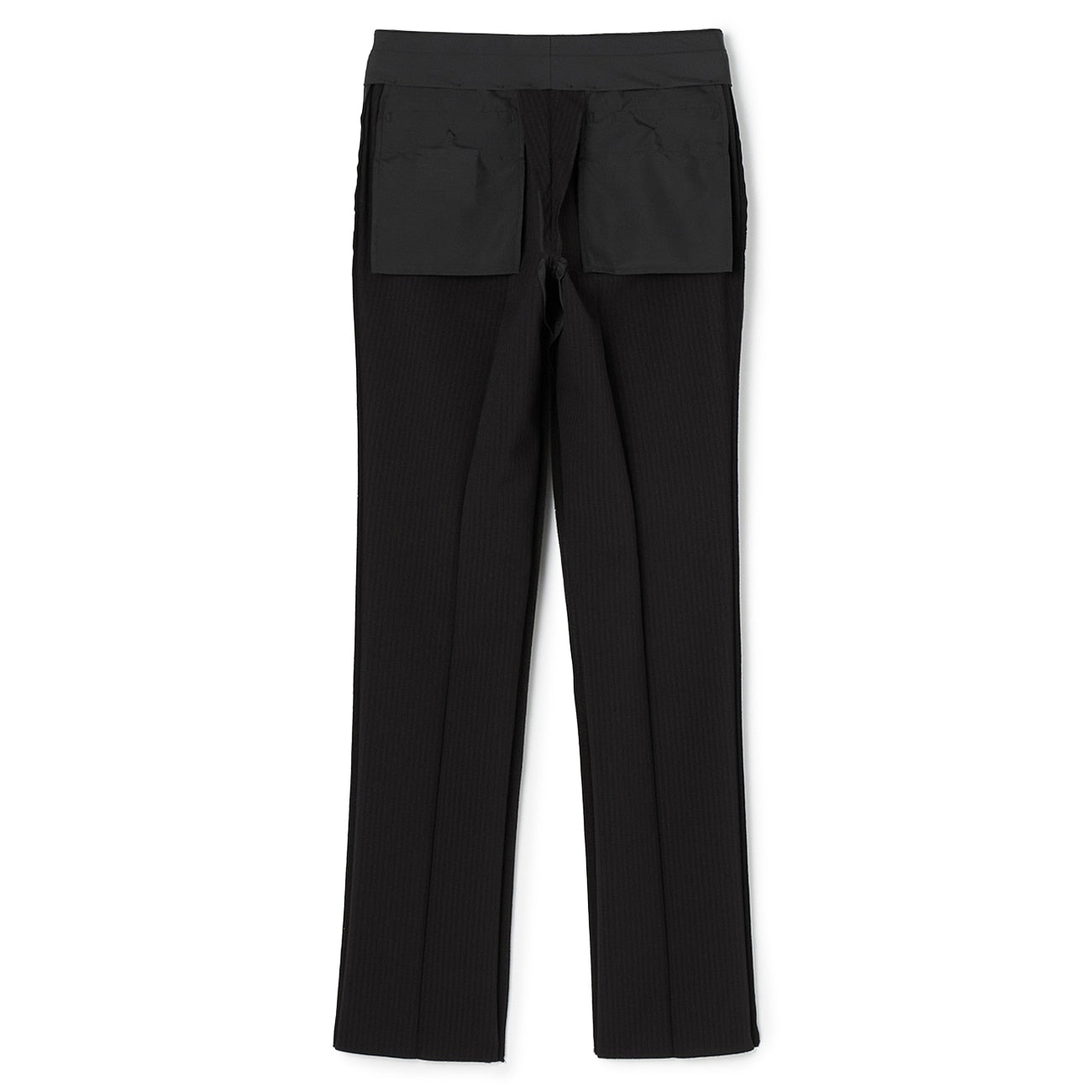 可機洗修身條紋西裝 - 黑色_19