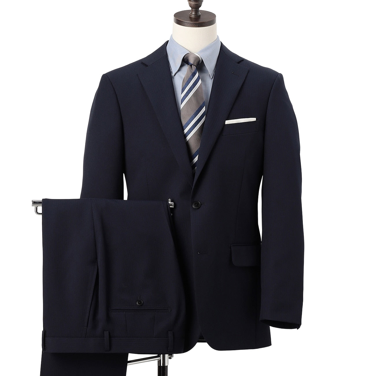 可機洗 Fit暗色 Suit -深藍