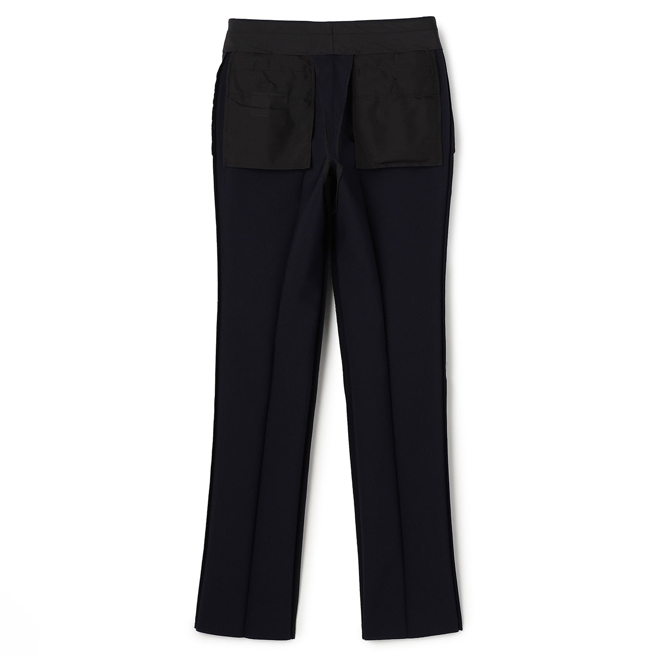 可機洗修身條紋西裝 深藍