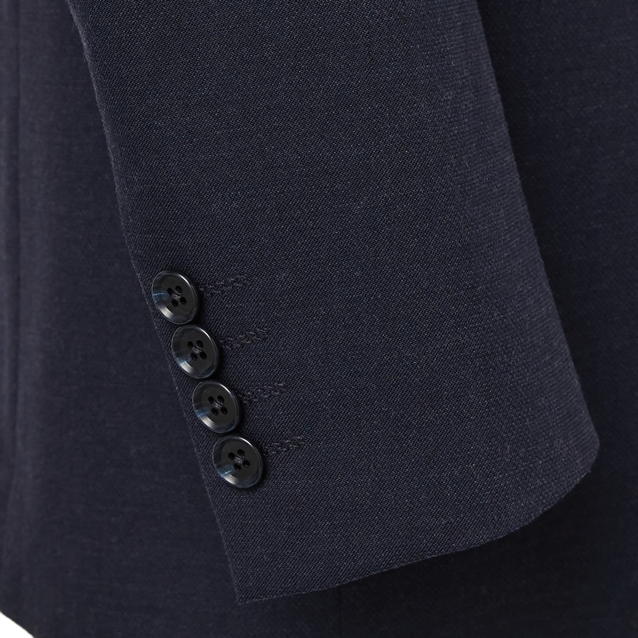 可機洗 針頭花紋 西裝 -深藍